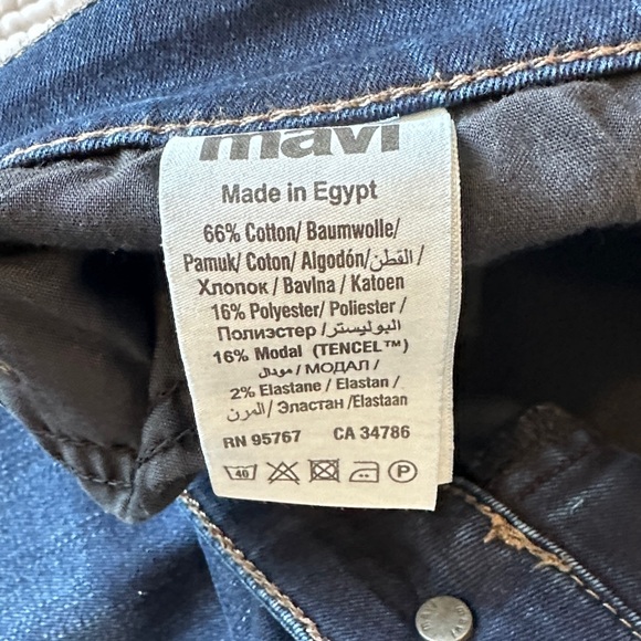 Mavi Men's Blue Jeans Deep Indigo Zach Straight Leg 36/30 - Picture 10 of 11